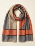 The Mosaic Geometric Silk-Blend Scarf