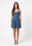 sleeveless sweetheart mini dress
