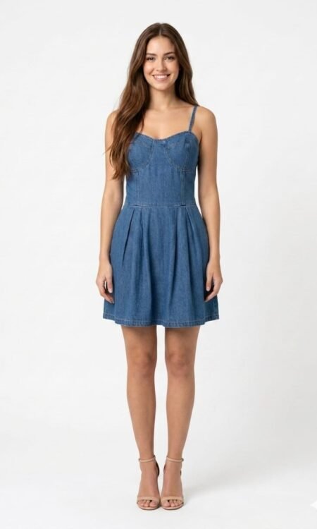 sleeveless sweetheart mini dress