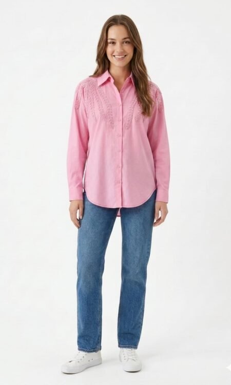 Light Pink Full Sleeve Shirt