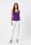 Purple Sleeveless Top