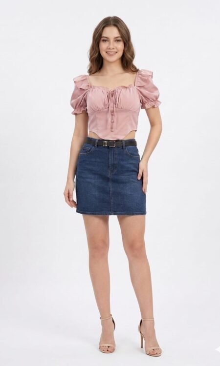 Onion Pink Crop Top