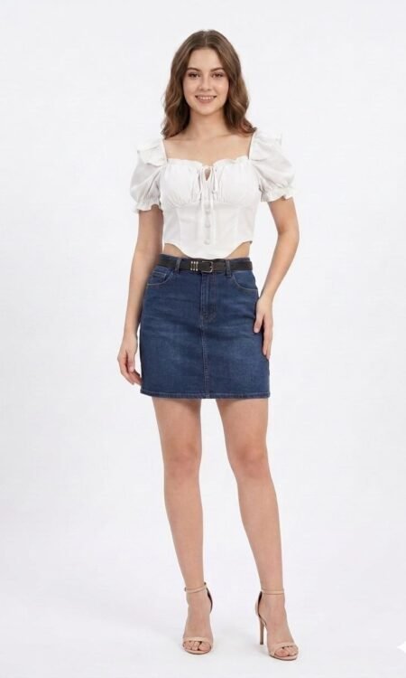 White Crop Top