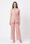 Blush Pink Sleeveless Cord Sat