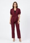 Rich Wine-Burgundy cord set