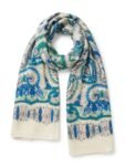 Mosaic Paisley Luxury Silk-Blend Scarf / Stole