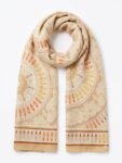 Tribal Aztec Mandala Luxury Scarf / Stole
