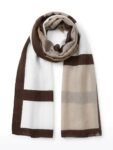 Minimalist Cubist Geometric Luxury Scarf / Stole