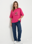 Wanderlust horse oversized graphic T-shirt