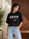 "DEAR" Block Print T-shirt
