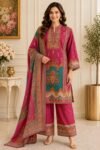 Gajri Pink Three Piece  Suit