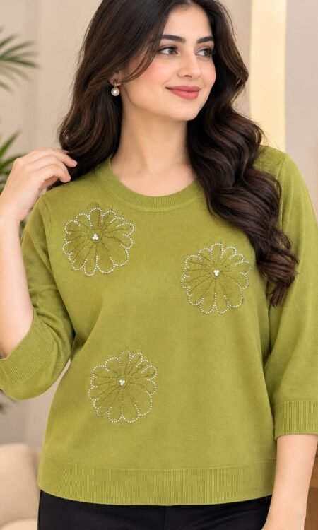 Olive Green Top