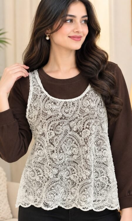 Deep Brown 2 in 1 Combo Top
