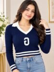 Deep Navy Blue Top