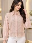 Soft pastel pink shirt