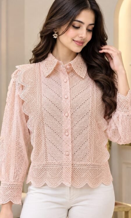 Soft pastel pink shirt
