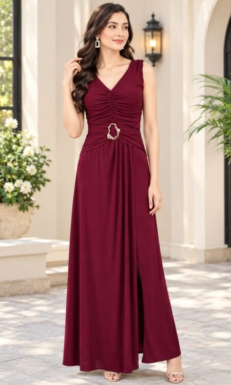 Sleeveless maxi dress